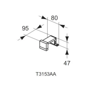 Ideal Standard Mirror&Light – LED Beleuchtung Titty 80x95x47 Mm, 4,8W, Verchromt T3153AA 8