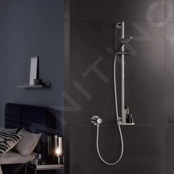 Keuco IXMO – Set Brause Solo, Stange, Halter Und Schlauch, Chrom/weiß 59587010901 9