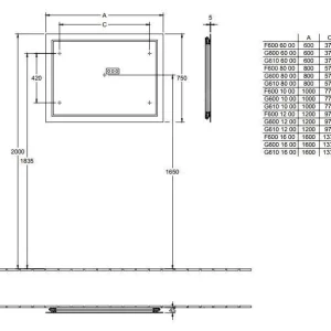 Villeroy & Boch Finion – Spiegel Mit LED Beleuchtung, 1200x750x45 Mm G6001200 7