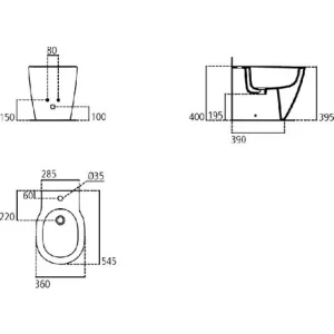 Ideal Standard Connect Back-to-Wall-Sanitärkeramik Mit AquaBlade-Verschiebeablauf 7