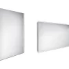 Nimco Spiegel – Spiegel Mit LED-Beleuchtung, 600×800 Mm, Aluminium ZP 9002 16