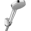 Hansgrohe Vernis Blend – Duschkopf-Set, 2 Strahlen, Stange Und Schlauch, EcoSmart, Verchromt 26278000 31