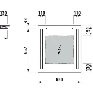 Laufen Lani – Spiegel Mit LED Beleuchtung, 65×70 Cm H4038531121441 6