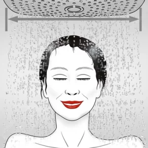 Hansgrohe Crometta – Brausegarnitur, 100 Mm, Weiß / Verchromt 26533400 15