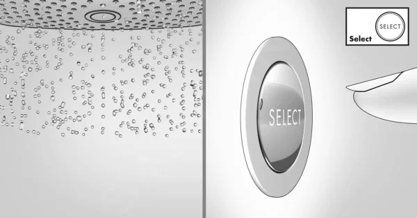 Hansgrohe Croma Select S – Duschkopf Vario, EcoSmart 9 L/min, Weiß / Verchromt 26803400 8