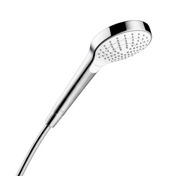 Hansgrohe Croma Select S – Duschkopf Vario, EcoSmart 9 L/min, Weiß / Verchromt 26803400 1