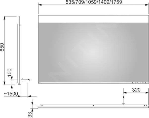 Keuco Edition 400 – Spiegel Mit LED-Beleuchtung Und Heizung, 709×650 Mm 11596171501 3