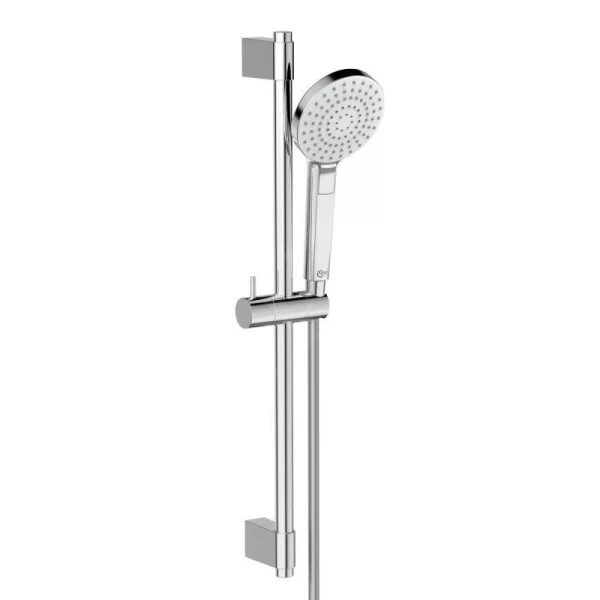 Ideal Standard Idealrain Evo Jet – Brausegarnitur Circle, Duschstange 600 Mm Mit Duschskopf, 3 Strahlen, Chrom B2233AA 1