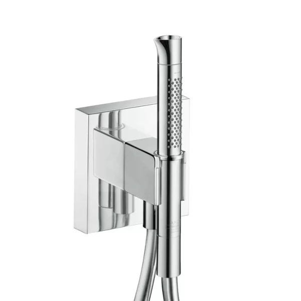 Axor Starck Organic – Brausegarnitur 2jet, Mit Halter Porter 12×12, Chrom 12232000 1