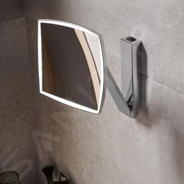 Keuco Kosmetikspiegel – Wand-Kosmetikspiegel Mit LED Beleuchtung, Verchromt 17613019004 4